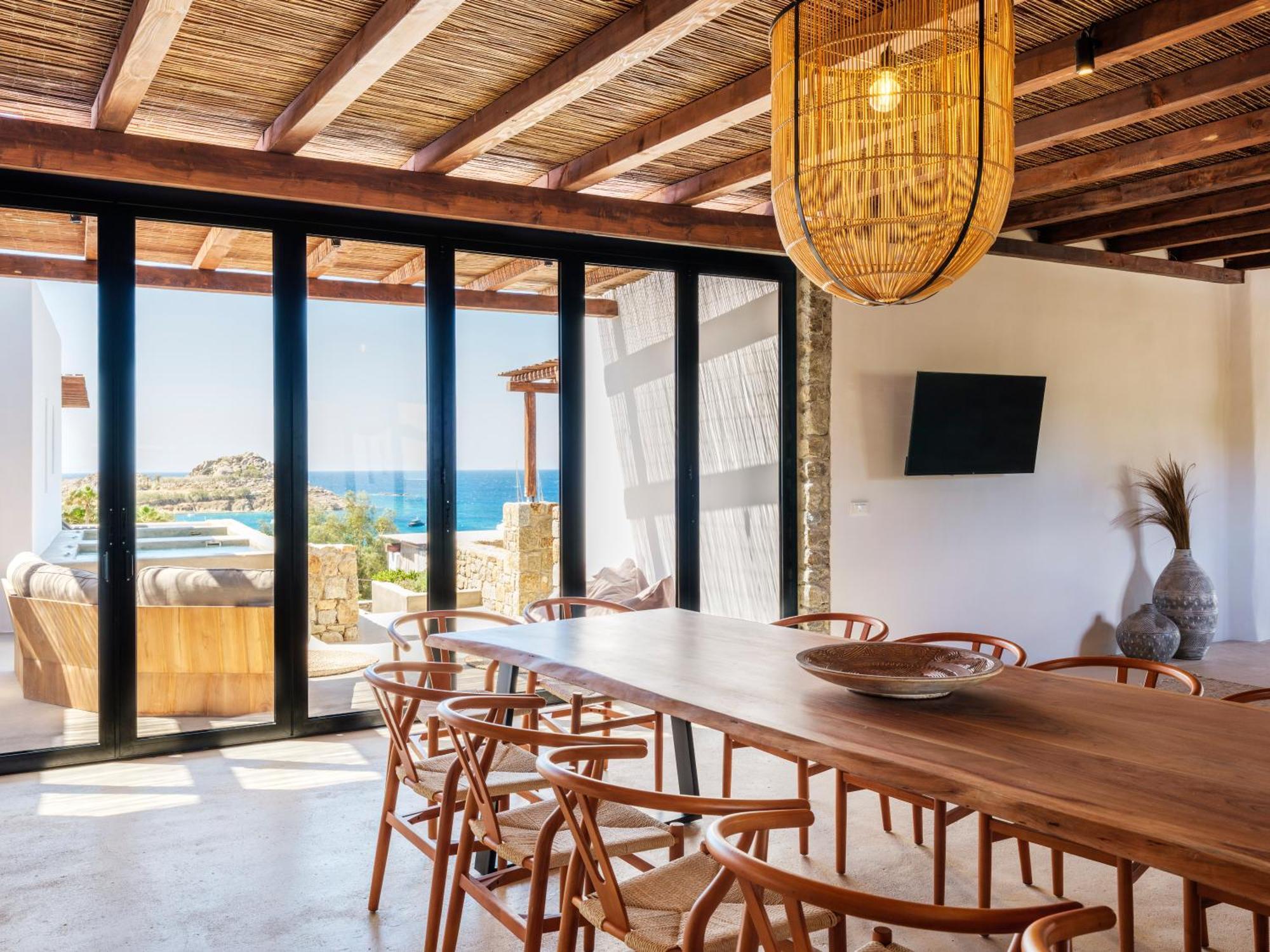 Trinity Mykonos - Beachfront Villa Platis Gialos Exterior foto